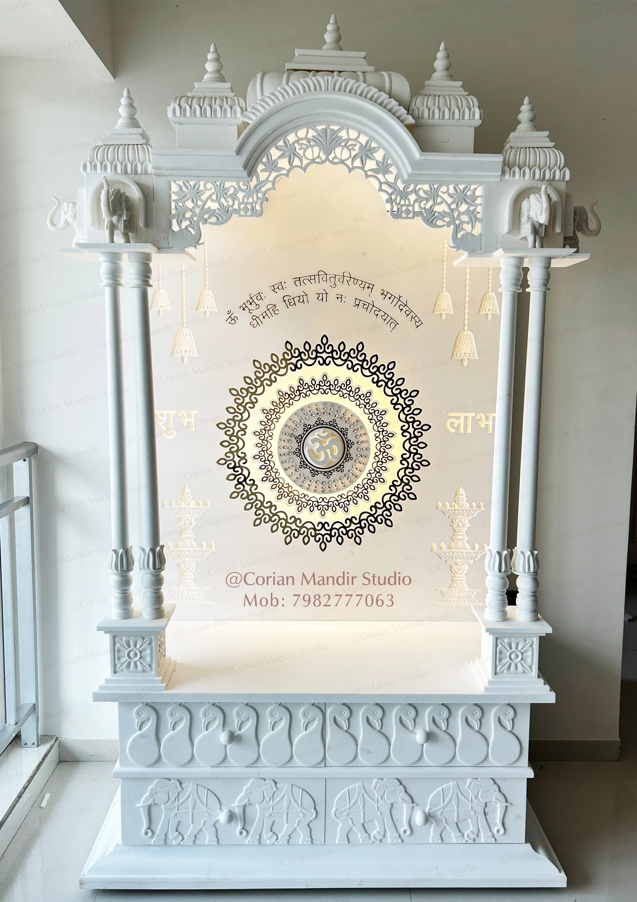 Corian Mandir Design Showcase